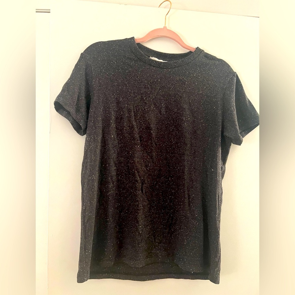 Something Navy Charcoal Crew Neck Tee